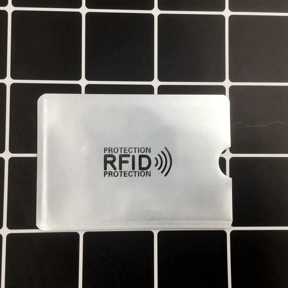 NFC Анти Rfid чехол для карт IC ID Card студенческий защитный чехол Защитная пленка для удостоверения личности дебетовая металлическая Кредитная карта алюминий 6*9,3 см