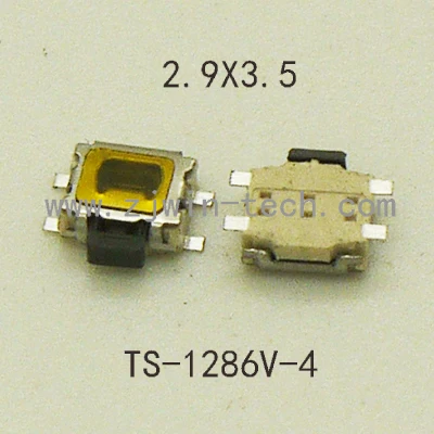 

Reel packing 1000pcs/lot phone side push button micro button Switch 4Pin SMD used for key/Pad/speak etc