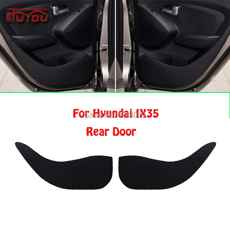 

For Hyundai IX35 Car Inside Door Cover Scratch Protection Anti Kick Decorative Pads Car Sticker 4pcs