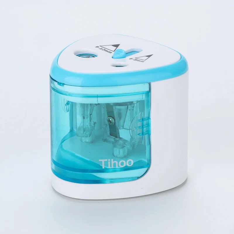 Tenwin электронная точилка для карандашей творчески студент два отверстия