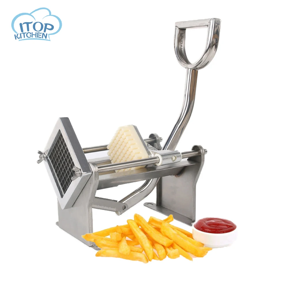 

ITOP MH005 Manual Vegetable Slicer Potato Carrot Cucumber Cutter Stainless Steel Easy Control Horizontal type