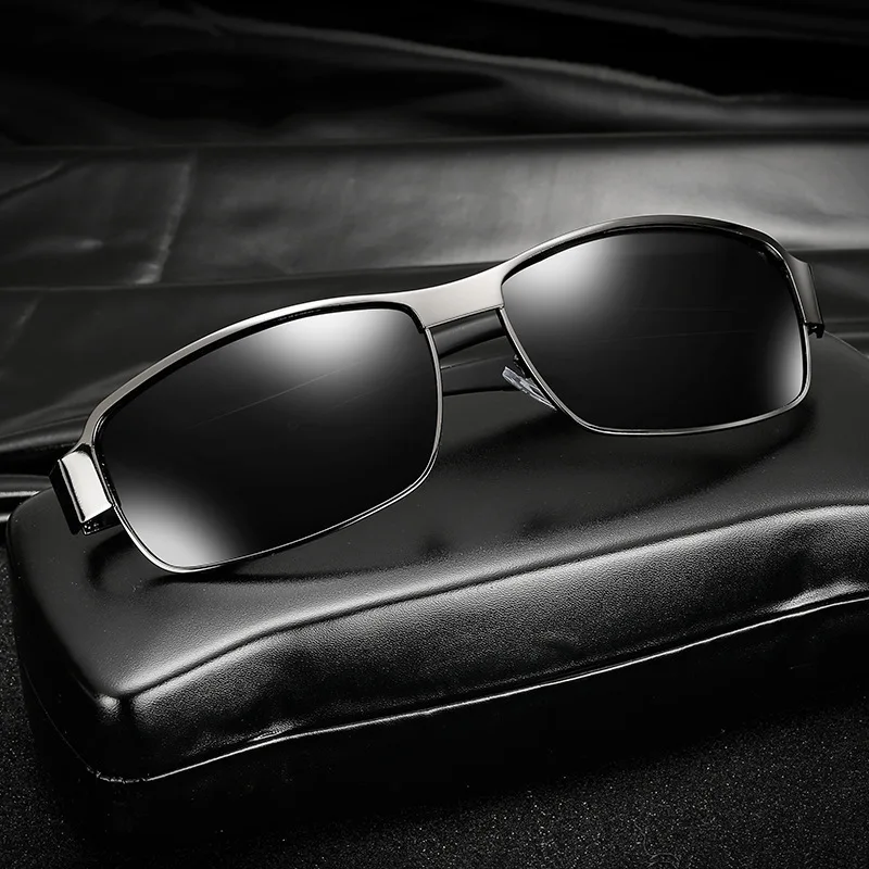Классические поляризационные солнцезащитные очки для мужчин и женщин, фирменный дизайн, для вождения, квадратная оправа, мужские солнцезащитные очки, мужские очки, UV400, Gafas De Sol