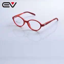 Очки кадров для детей оправу Очки Дети Круглый TR90 кадр очки с пружинным шарниром ev1166