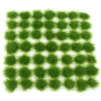 

NFSTRIKE 1set Grass Cluster Static Grass Tufts for 1:35 1:48 1:72 1:87 Sand Table Architecture Model - Medium Green