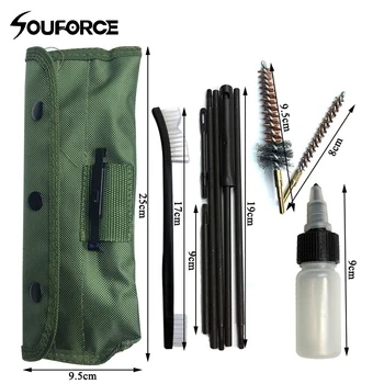 

1 Set Pistol Gun Cleaning for .22 22LR .223 556 Rifle Pistols M16 Gun Cleaner Kit Cleaning Accessories for Hunting