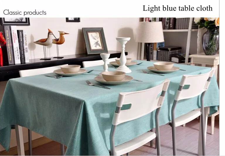 Натуральная льняная ткань, обеденный стол, домашняя ткань для журнального стола, скатерть, украшение для дома