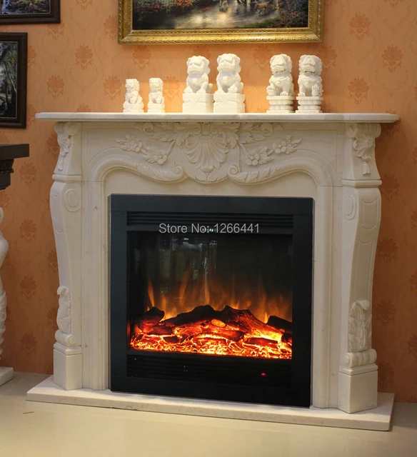 Stone Fireplace Mantel Plus Electric Insert Room Heater Stone Fireplace Mantel Plus Electric Insert Room Heater Decor Artificial Optical Flame