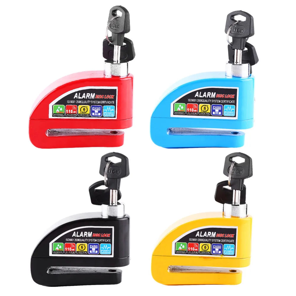 

Motorcycle Disc Brake Lock Scooter Bicycle Anti-theft Disc Brake Lock Security Alarming System Alarm Disc Brake Lock