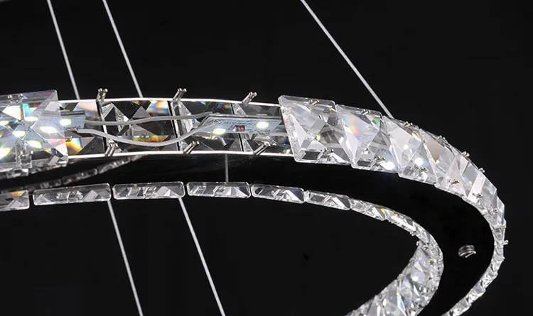 Творческая личность дизайн светодиодные светильники потолочные блеск гостиная кристалл лампы современный дом потолочный лампы