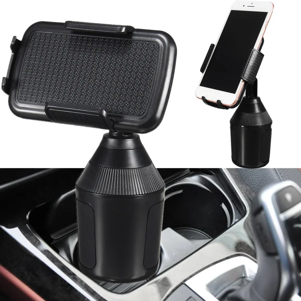 Universal Adjustable Cup Holder Car Mount For Cell Phones 360 Degree Adjustable Car Cup Holder