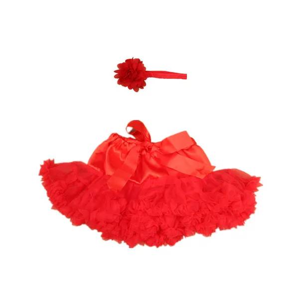 5 видов цветов, Милая юбка-пачка для девочек, Милая юбка-пачка для новорожденных, модная юбка-пачка для фотосессии - Цвет: Red