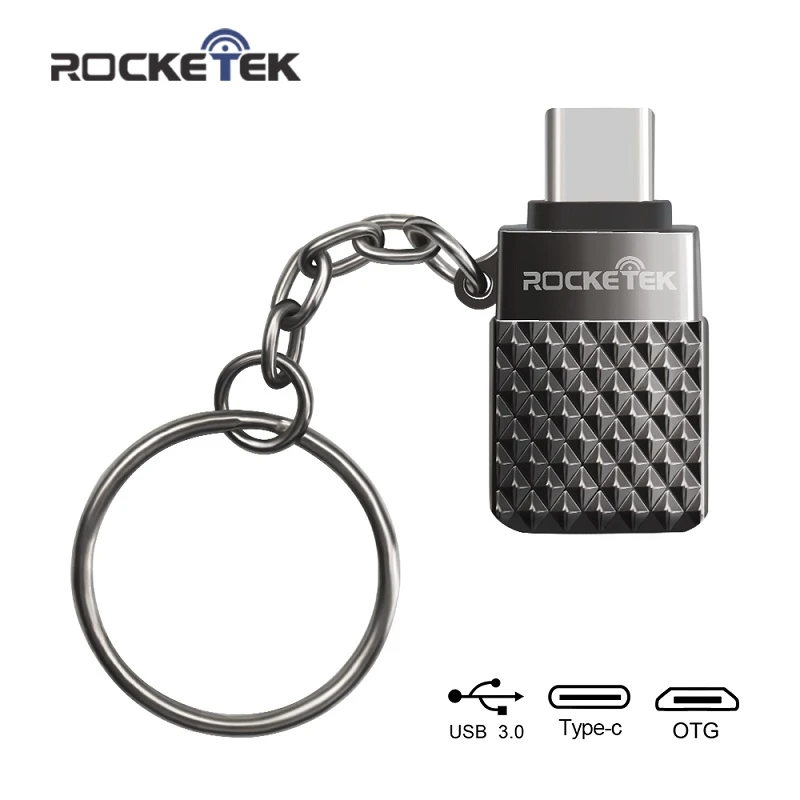 

Rocketek high quality USB 3.0 to Type c OTG adapter Alumium Phone type-c accessories Connector for Xiaomi Oneplus LG Nexus 5X/6P