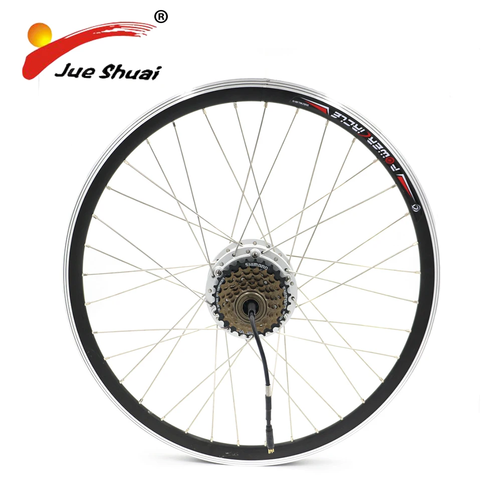 20 &quot26&quot 700C колеса с 6 или 7 freewheel 350 Вт бесщеточный мотор хаб ebike комплект для