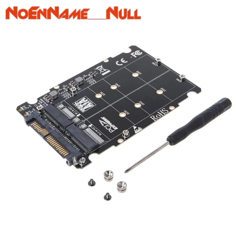 

2 in 1 M.2 NVMe SATA-Bus NGFF SSD to PCI-e U.2 SFF-8639 Adapter PCIe M2 Converter Desktop Computer dropshipping