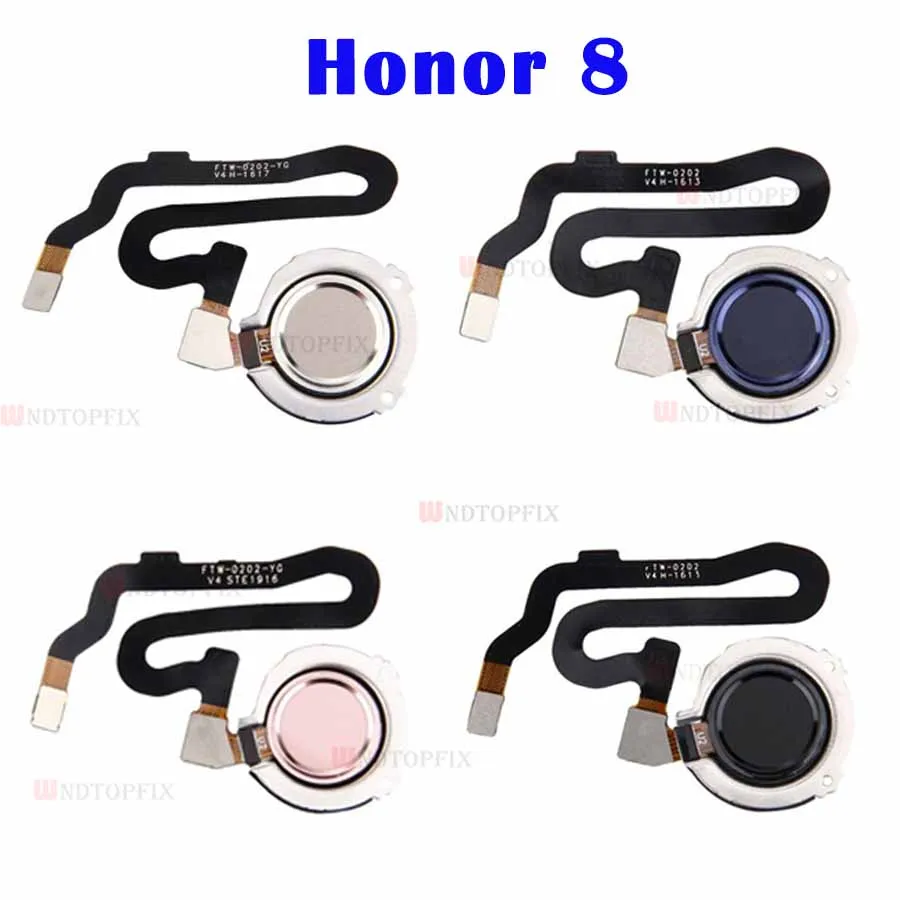 Huawei Honor 8 FingerPrint Button Honor8 Home Button Touch ID Sensor Key For Huawei Honor 8 2