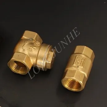 

Factory Direct Supply High Quality 1" Female Thread Bottom Valve Brass one-way check Valve Water Pump Foot Valve Free Shipping