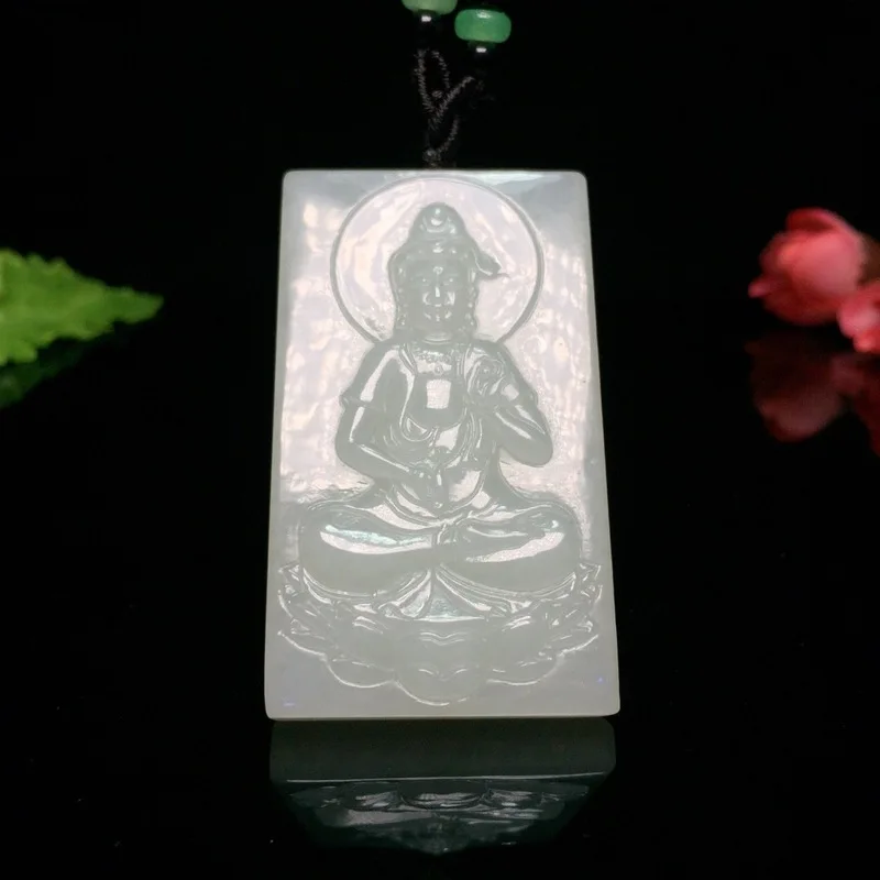 

2019 Rushed Limited Reiki Pendant Buda Druzy Zhou Yu Ya Xuan Xinjiang Hotan Kwan-yin Square Enlightenment Clam Avalokiteshvara