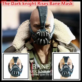 

Hot Selling Movie Batman The Dark Knight Rises Bane Mask Gun Metal High level PVC Version Halloween Costumes Batman Cosplay Mask