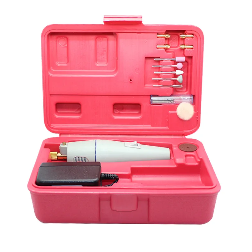 

1 Set Mini Hand Drill Grinding Machine Kit with Box Pack of Miniature Electric Engraving Tool Drill Free Shipping