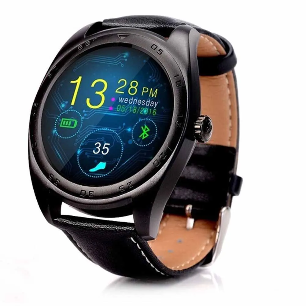 

Bluetooth 4.0 watch WhatsApp Notification For IOS Android Message Reminder Heart Rate Monitor Smartwatch