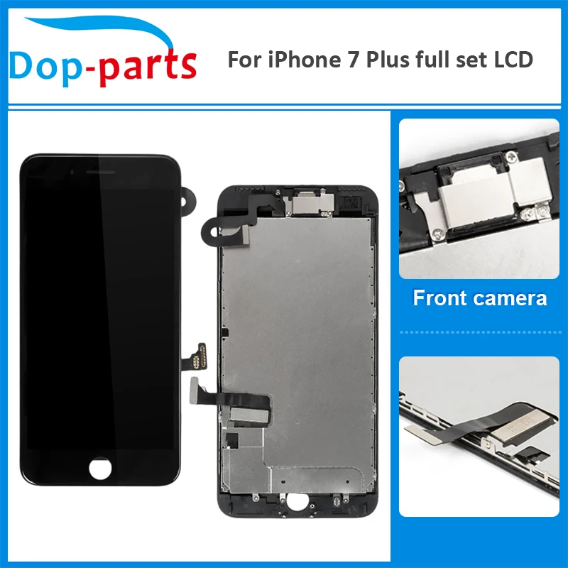 

5PCS High Quality Full Set Screen For iPhone 7 Plus LCD Display Touch Screen+Front camera Digitizer Assembly Replacement