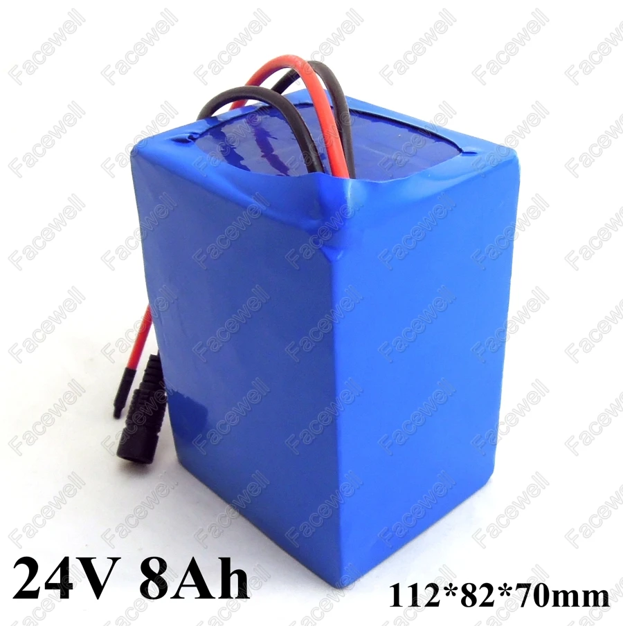 24v 8ah battery bms 24v 20A lithium battery pack li ion bateria 24v for ...