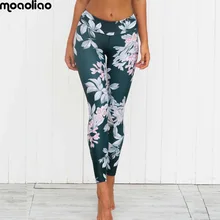 Flower Graphic Sport Yoga Legging Women s Fitness Training Exercise Joga font b Pants b font