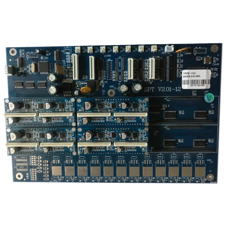 

SPT510 30pl print head carriage board with FREE connect board