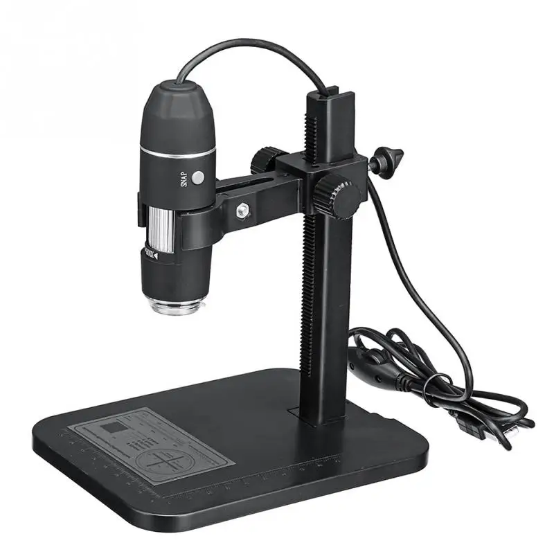 

1600X 8 LED Zoom LED Lighted Camera Magnifier 5 Segment USB Optical Microscope Digital Endoscope