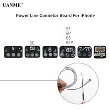 UANME DC источник питания телефон ток тест Conector доска для iPhone 5 5S SE 6G 6S Plus 7 7plus 8 8Plus X ремонт разъем инструменты