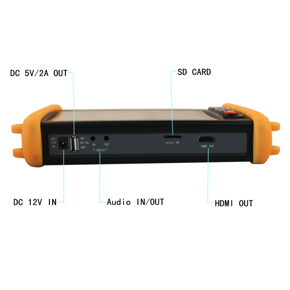 CCTV Тестер для HD IP/AHD/CVI/TVI/CVBS 5 в 1 WI FI 1080 P управление PTZ PoE 48 В DC12V DC5V Выход питания