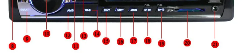 12 В Bluetooth автомобильный Радио плеер стерео FM MP3 аудио 5 в зарядное устройство USB SD AUX Авто Электроника в-dash Авторадио 1 DIN без DVD JSD-520