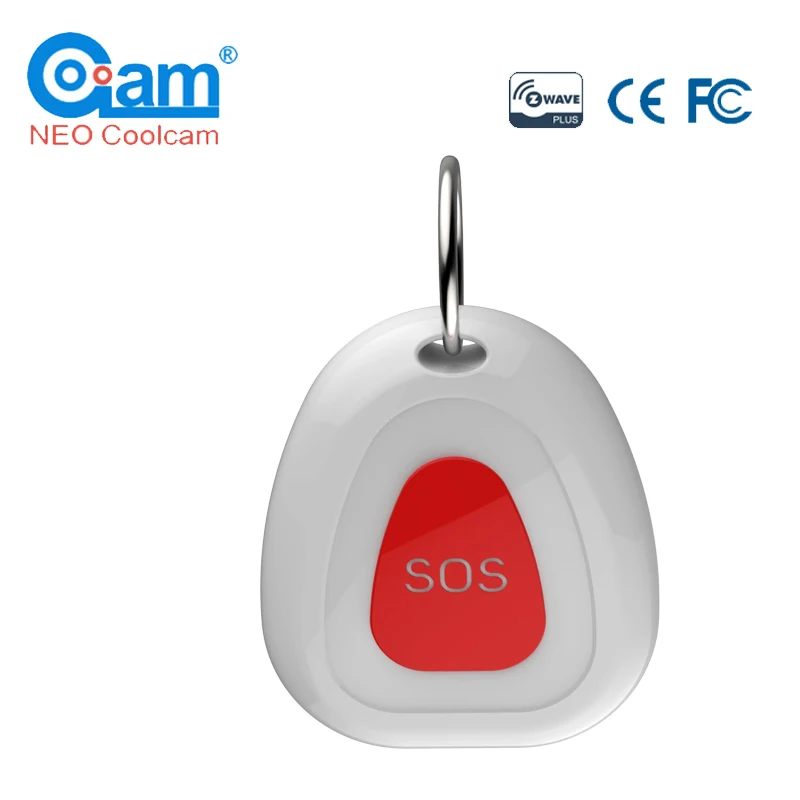 

NEO COOLCAM Z-wave Plus Smart Home One Key SOS Alarm Sensor Smart Home Automation Sensor Compatible with 300 and 500 Series