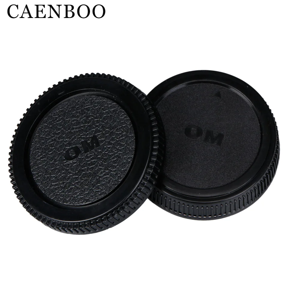 

CAENBOO Lens Cap Front Body Cap+Rear Lens Cap For Olympus OM4/3 OM43 OM 4/3 43 E620 E520 E510 E500 E5 Camera Protector