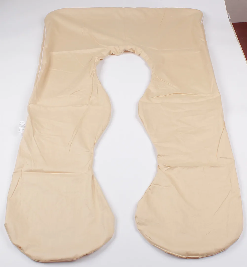 Наволочка для беременности Удобная u-образная подушка для тела для беременных лучше всего для боковые шпалы съемные 130*70 см - Цвет: Цвет: желтый