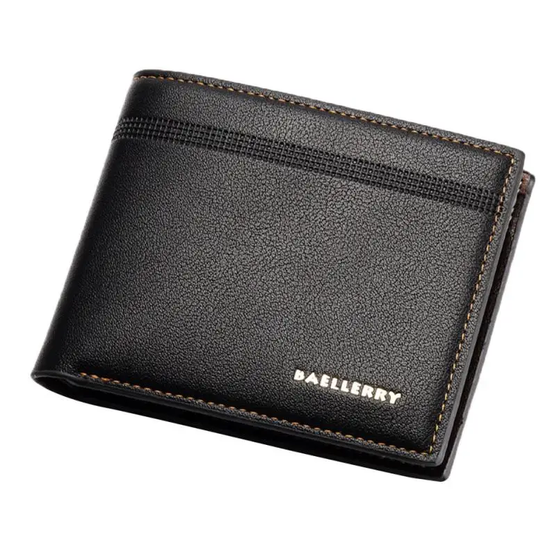 

MOLAVE Wallets Wallet Male Solid CardHolder PU Leather Mens Fashion ID CardHolder Billfold PUrse Wallet Handbag May29