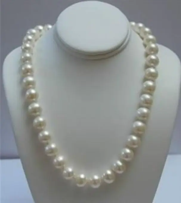 

Free shipping@@@@@ AAA+ ELEGANT 11-12 MM WHITE AKOYA PEARL NECKLACE 18" a