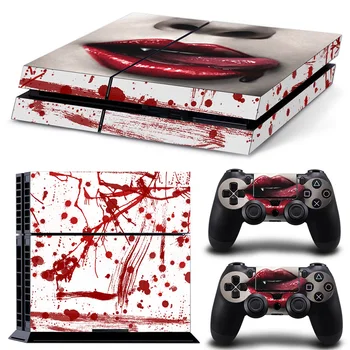 

New Designs Decal Skin Cover For Sony Playstaion 4 Console PS4 Stickers+2Pcs Controller Protective Sticker Skins