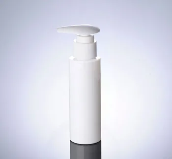 

300pcs/lot 100ml PET White Plastic Bottle Dispenser Lotion Pump Bottle, Cream Bottle