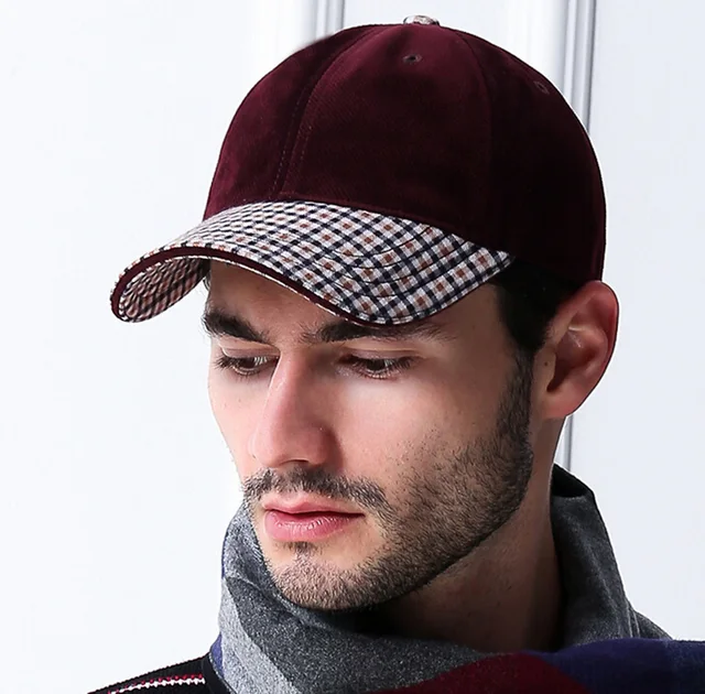 Buy Wholesale 3pcs Brand Mens Plaid Baseball Caps for