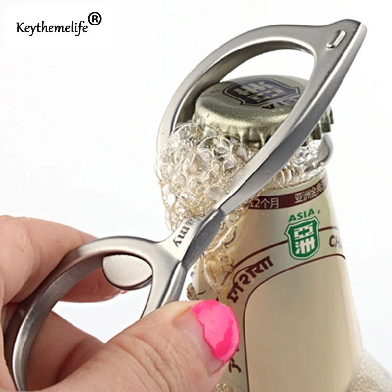 Multifunction Glasses Portable Bottle Opener Beer Bottle Can Opener