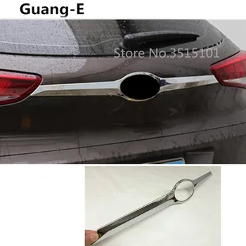 

Car Auto Body Rear Back Bumper Cover ABS Chrome Wrap License Trim Frame Lamp Panel 1pcs For Hyundai Tucson 2015 2016 2017 2018
