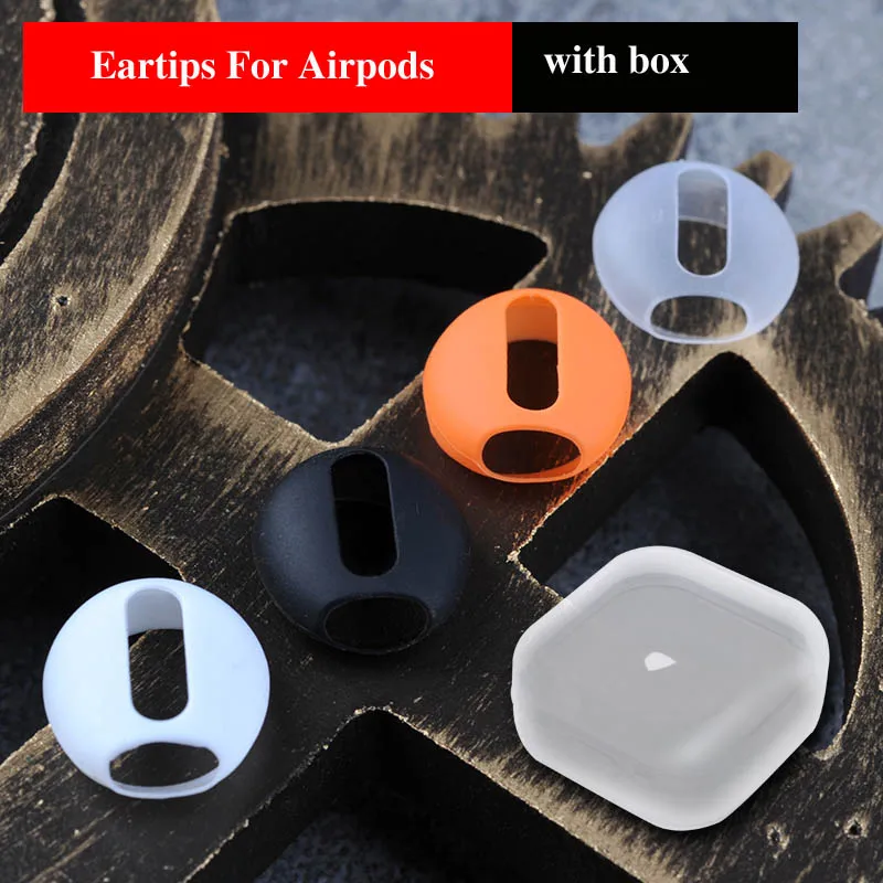  50 paar ohrpolster für Airpods Drahtlose Bluetooth für iphone 7 7 plus kopfhörer silikon ohr kappen