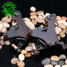 2pcs Professional Tattoo Guns Compass Tattoo Machine Liner And Shader Steel Frame Copper Coils Tattoo Gun