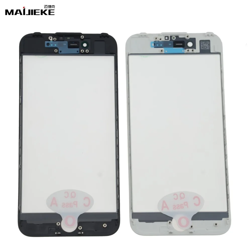 

10PCS AAA+ Cold Press 3 in 1 Front Glass Lens with frame OCA for iphone 8 8p 7 7plus 6 6s 5 5s Screen Touch Panel Replacement