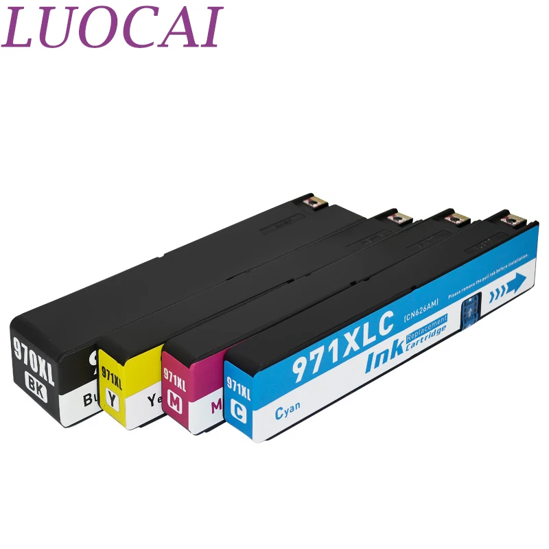 LuoCai 4 шт. совместимые картриджи для hp 970 hp 971 hp 970 hp 970 X451dn X451dw X551dw X476dn X476dw X576dw принтеры