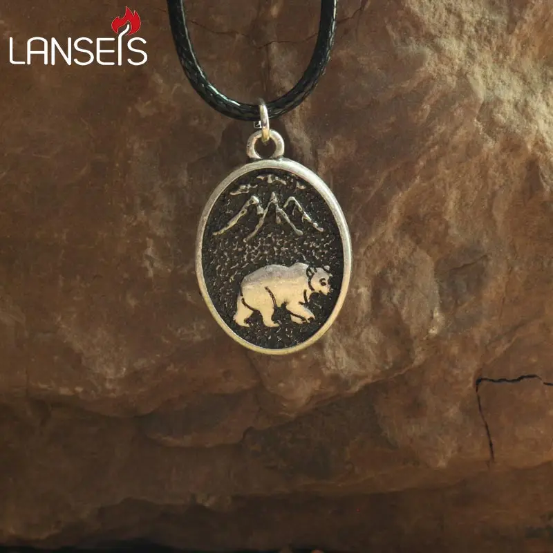 10 шт. подвеска в виде медведя викингов|jewelry selling|animal necklacenecklace girl |