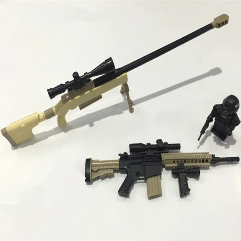 Мини пушка в сборе 1:6 строительный блок пистолет военный ветер Игрушки для