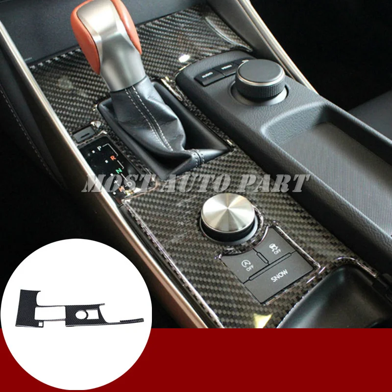 

Carbon Fiber Console Gear Box Trim Cover For Lexus IS 200t 250 300 2013-2018