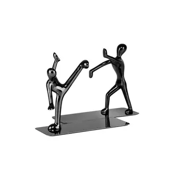 

Stainless steel book stand desktop storage organizer Kung Fu bookend office and library supplies book storage rack